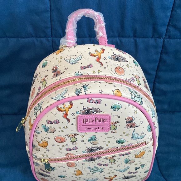 Harry Potter Loungefly Mythical Creatures Backpack - Picture 9 of 10